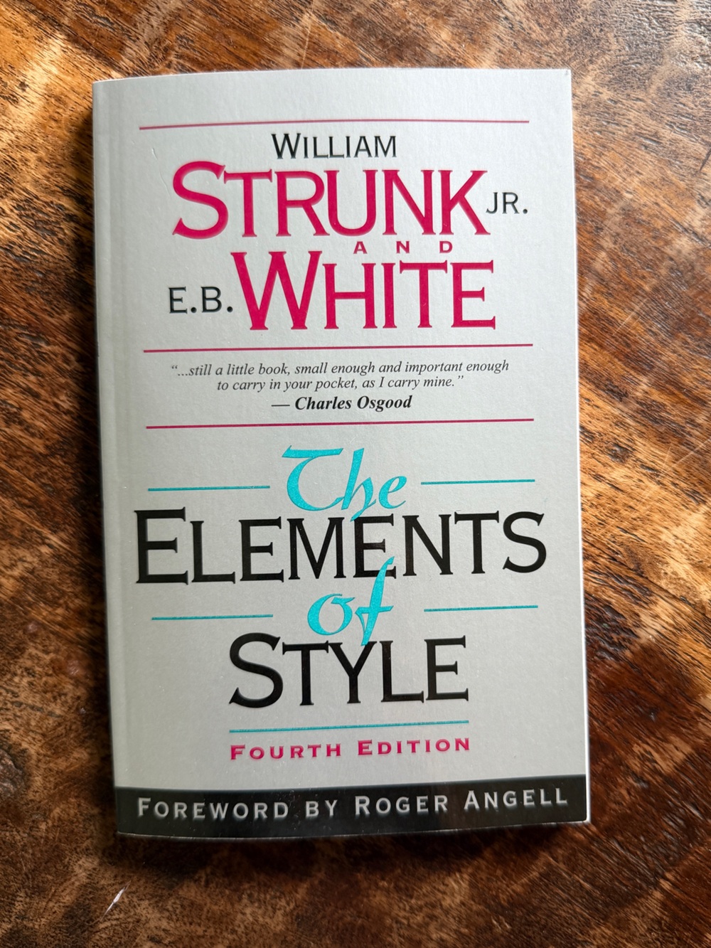 The Elements of Style 4th Edition Book William Strunk Jr. & E.B. White